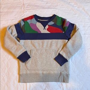 Boden Kids' Multicolor Sherpa Lined Sweatshirt